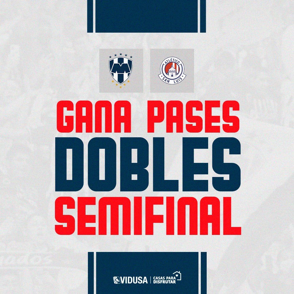 FelipeGalindot's tweet photo. Apoya a Rayados en su partido de vuelta de la semifinal cortesía de VIDUSA🇫🇮

Sigue los pasos para participar

📲 Sigue la cuenta 
@vidusacasas
👍 Da like a este tweet 
🔁 RT 
👥 Menciona a un amigo

El ganador se dará a conocer el 06 de Diciembre.

*Aplican restricciones. https://t.co/sd8vf8Htzb