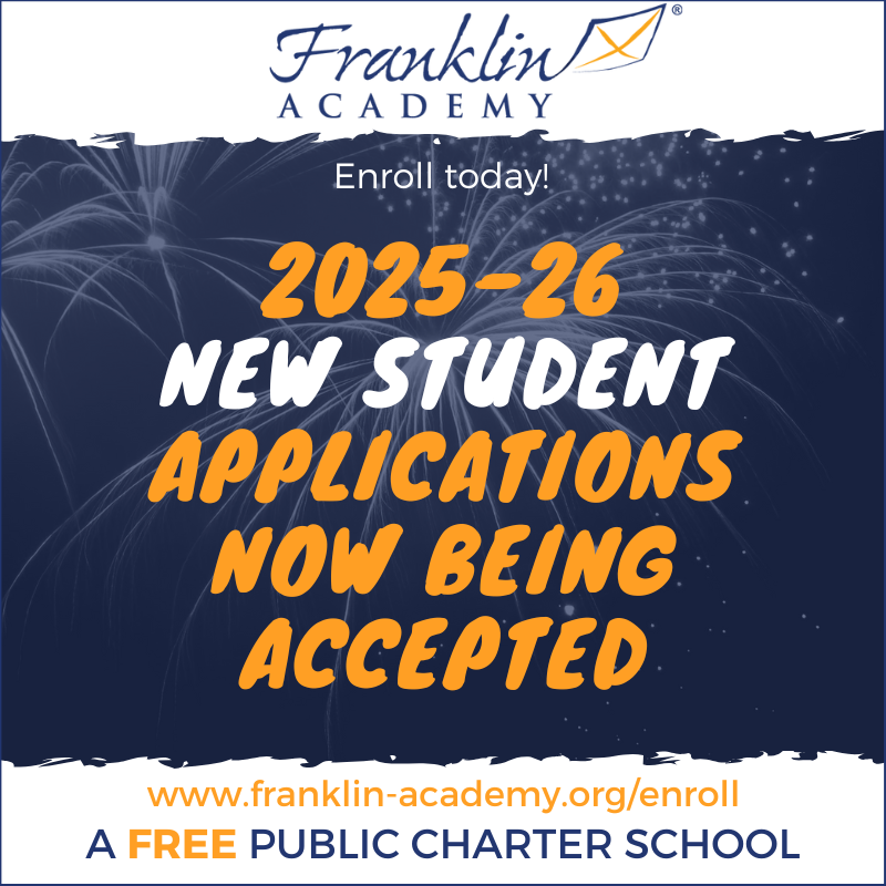 FranklinCharter's tweet photo. Future Franklin Families: Enroll today! Franklin's 1st 2025-26 New Student Application window is open until February 28. Visit https://t.co/teoYldHxsN for more information.

[Campus tours begin in January and upcoming tour schedule can be found on each campus homepage.] https://t.co/lOk14UXzuL