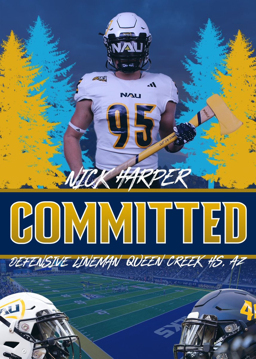 Committed‼️ Thank you <a href="/NAU_Football/">NAU Football</a> <a href="/Coach_TUI/">Manako Tuifua</a> <a href="/TimRoschmann/">Tim Roschmann</a> for the opportunity! Thank you to all my coaches and teammates who have supported me along the way. Excited for this next chapter!
Go Jacks!🪓
<a href="/TSchureman/">Travis Schureman</a> <a href="/alpha_lbu/">Jason Bowman</a> <a href="/the_joejackson/">Joe Jackson</a> <a href="/QC_football/">Queen Creek Football</a>