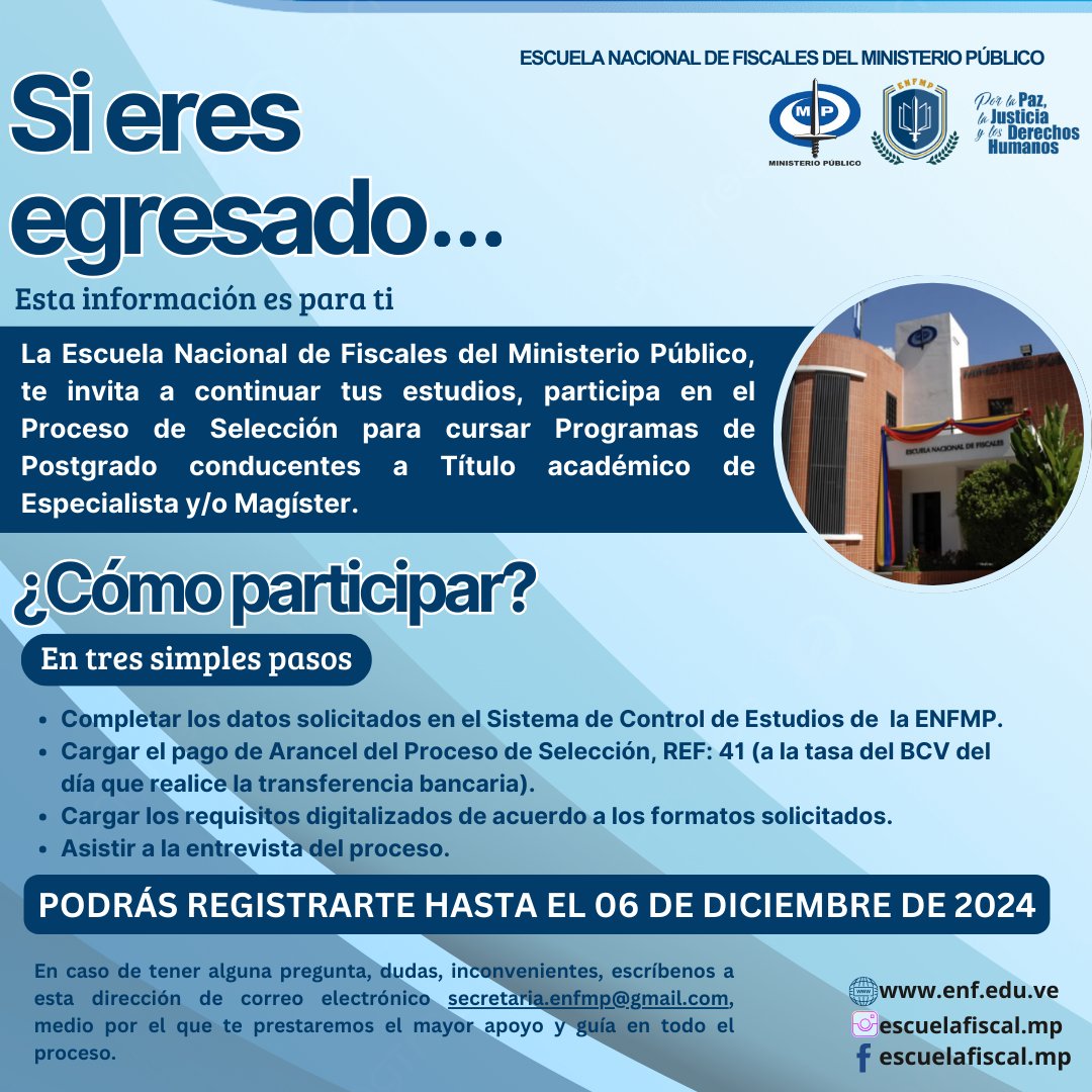 Escuela Fiscales MP tweet media