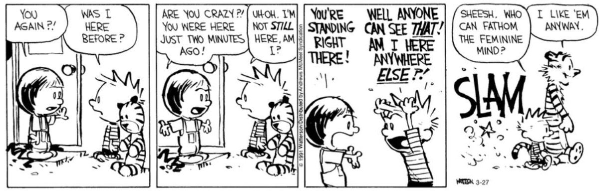 Calvinn_Hobbes's tweet photo. LOL #CalvinandHobbes https://t.co/qokSo3ManC
