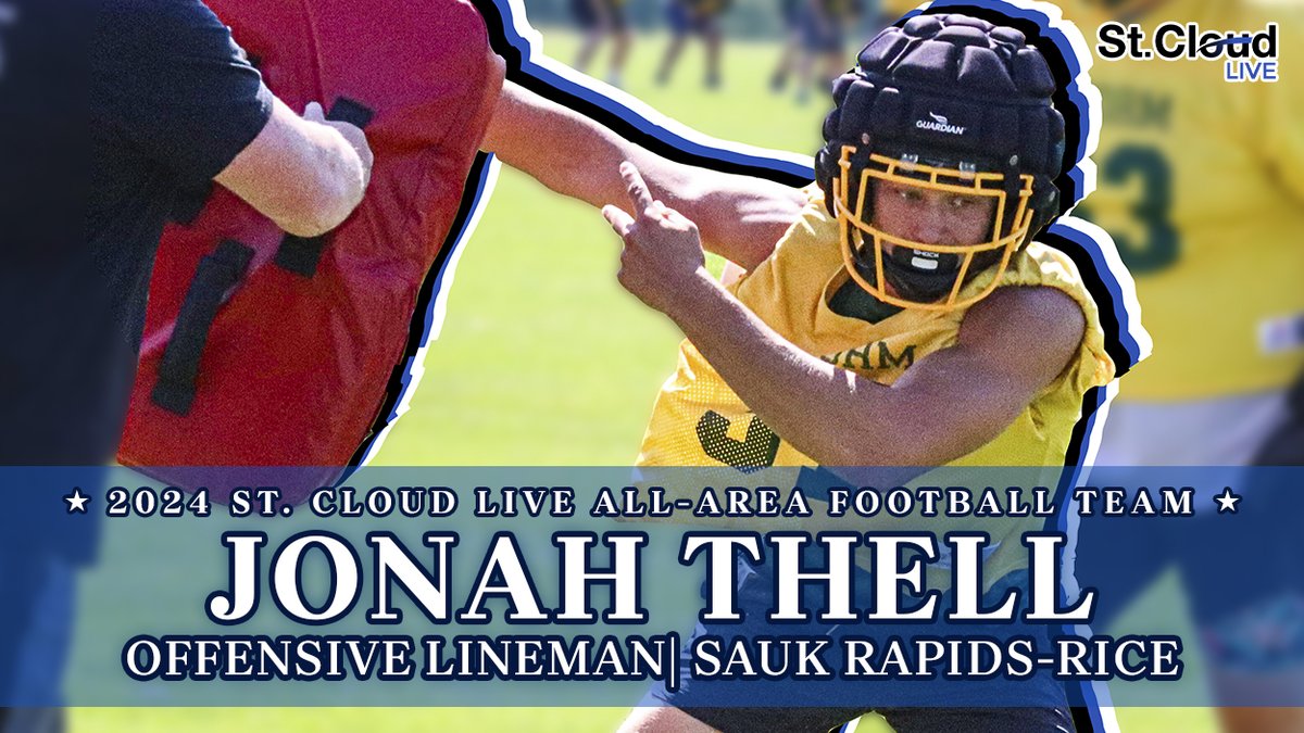 Congrats to Jonah Thell on being selected to the 2024 SCL All-Area football team. The 3-year starter at center and DE was also a special teams ace as the <a href="/SRRFootball/">SRR Storm Football</a> long snapper. See all 25 "All-Area" selections on SCL - stcloudlive.com/sports/prep/it… 

<a href="/isd47/">Sauk Rapids-Rice Public Schools</a> | <a href="/SRRStorm/">Storm Activities</a>
