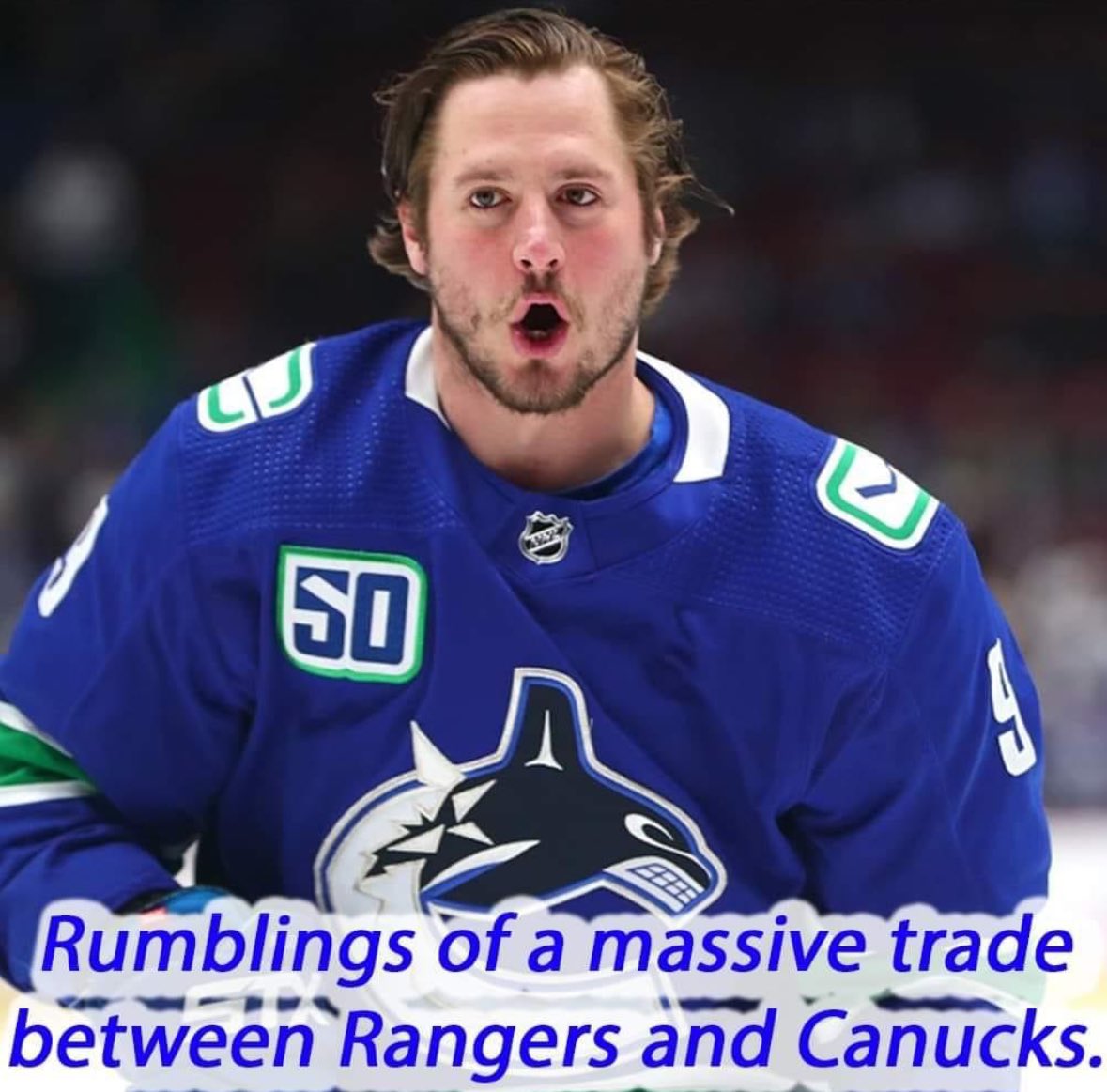 goat_radio_pod's tweet image. A reliable source is saying JT Miller wants out of Vancouver. Could it be true? #canucks