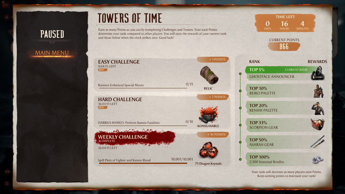 You have to get 800pts to grab ghostface announcer #ghostfaceannouncer #Ghostface #MortalKombat1