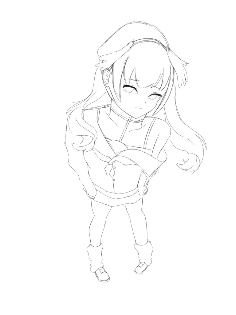 ren_chomp's tweet photo. challenging myself to draw perspektive (im still learning 🥺) #wip https://t.co/bi9ECkMfmY