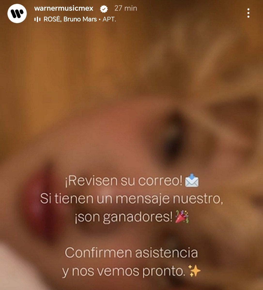 rosebpmexico's tweet photo. 💌 Number ones corran a revisar sus correos porque @warnermusicmex ¡Ya comenzó a notificar a los ganadores del Listening Party de #ROSÉ en CDMX! 😭🌹 https://t.co/2RkKc8GmkS
