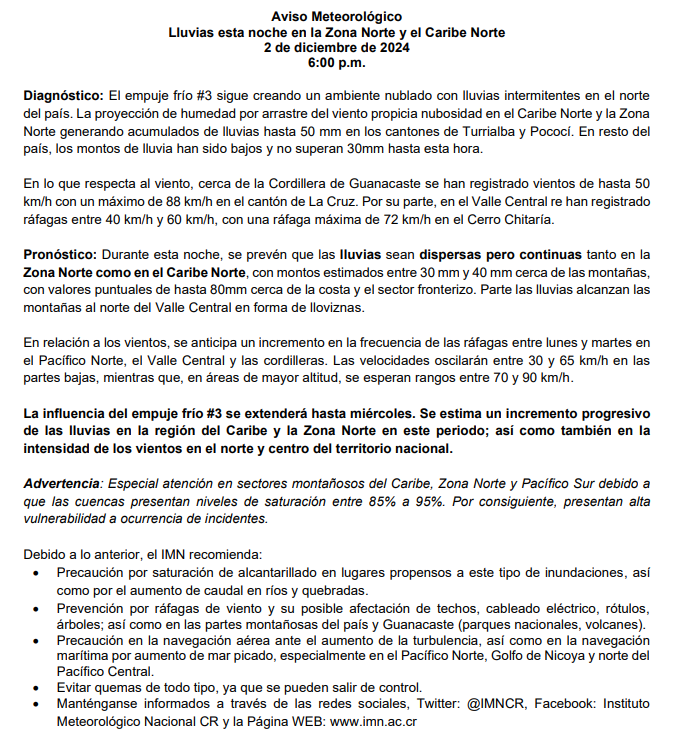 IMN Costa Rica tweet media
