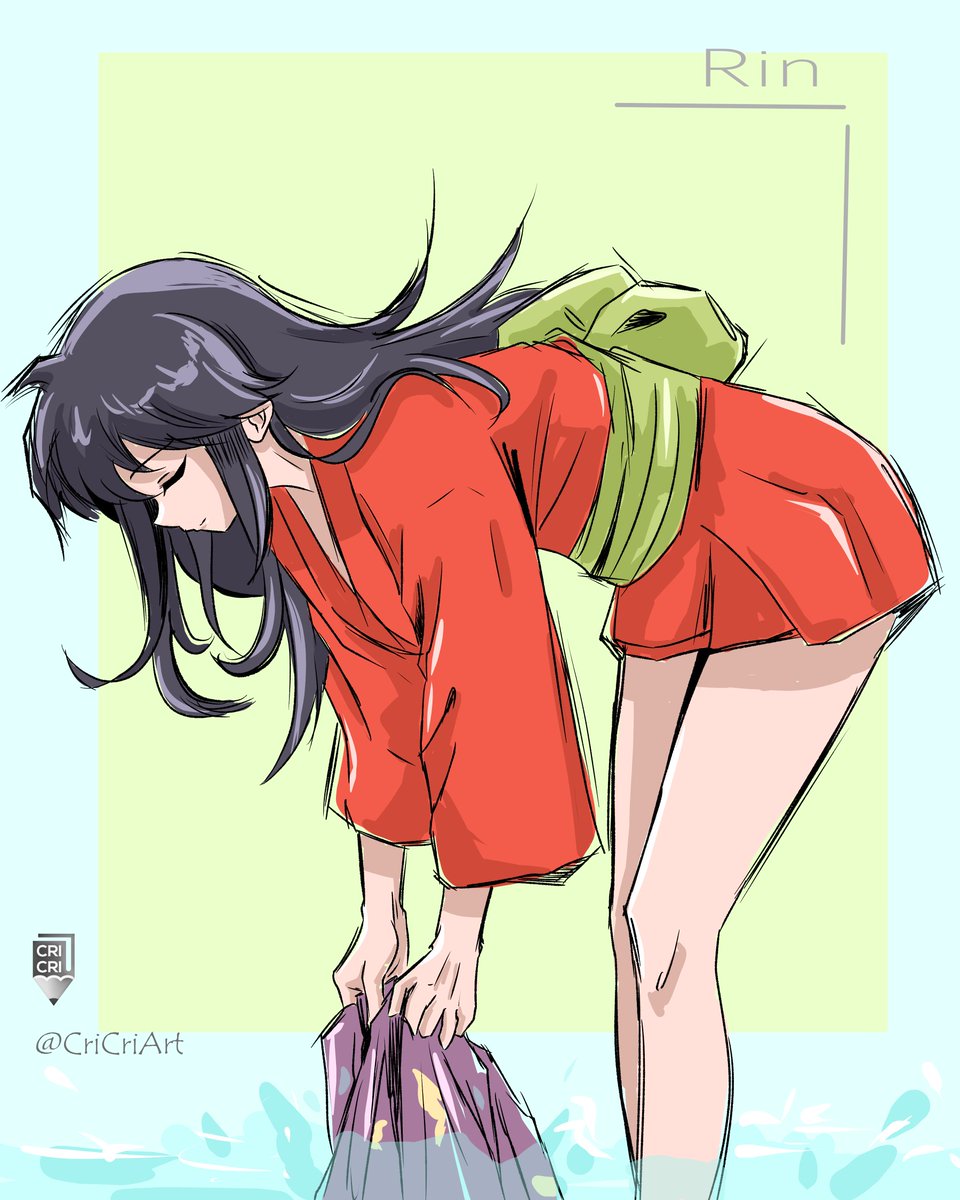 #RinWeek2024

Laundry at the river.

#inuyasha #Yashahime