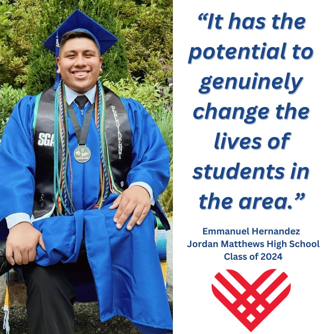 The #AVID program changed Emmanuel's life, and this #GivingTuesday you can make sure more Chatham students can participate in important programs like these. ❤️

➡️ Read Emmanuel's full story and make your gift at chathameducationfoundation.org.