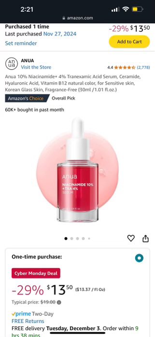 twnskn.co the only products i use is TWNSKN’s double cleanser, Anua’s niacinamide serum &amp; “i’m from” rice toner both from amazon !