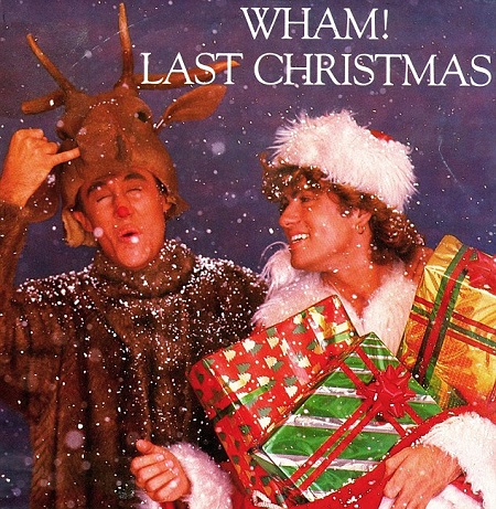OldSchool80s's tweet photo. Dec 3, 1984: 40 years ago, Wham! released "Last Christmas a single in the UK. #80s Find out all about it here > https://t.co/yWg1bLZo1y https://t.co/eYGZRIhYqV