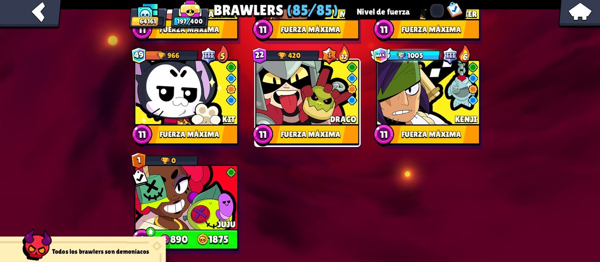 AccountLatan's tweet image. Se vende cuenta totalmente maxeada de Brawl, más de 60 mil copas, más de 30 hypercargas, paso video de las skins en mp