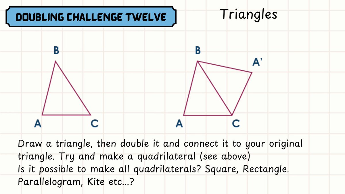 MathsWithMrHill's tweet image. Friday is a double day! (for UK calendars) 👉6.12.24
Celebrate in maths lessons with this slide deck I made! mrhilledu.live/yka
Resources and ideas from EYFS to KS3!
#maths #primarymaths #double #primaryresources