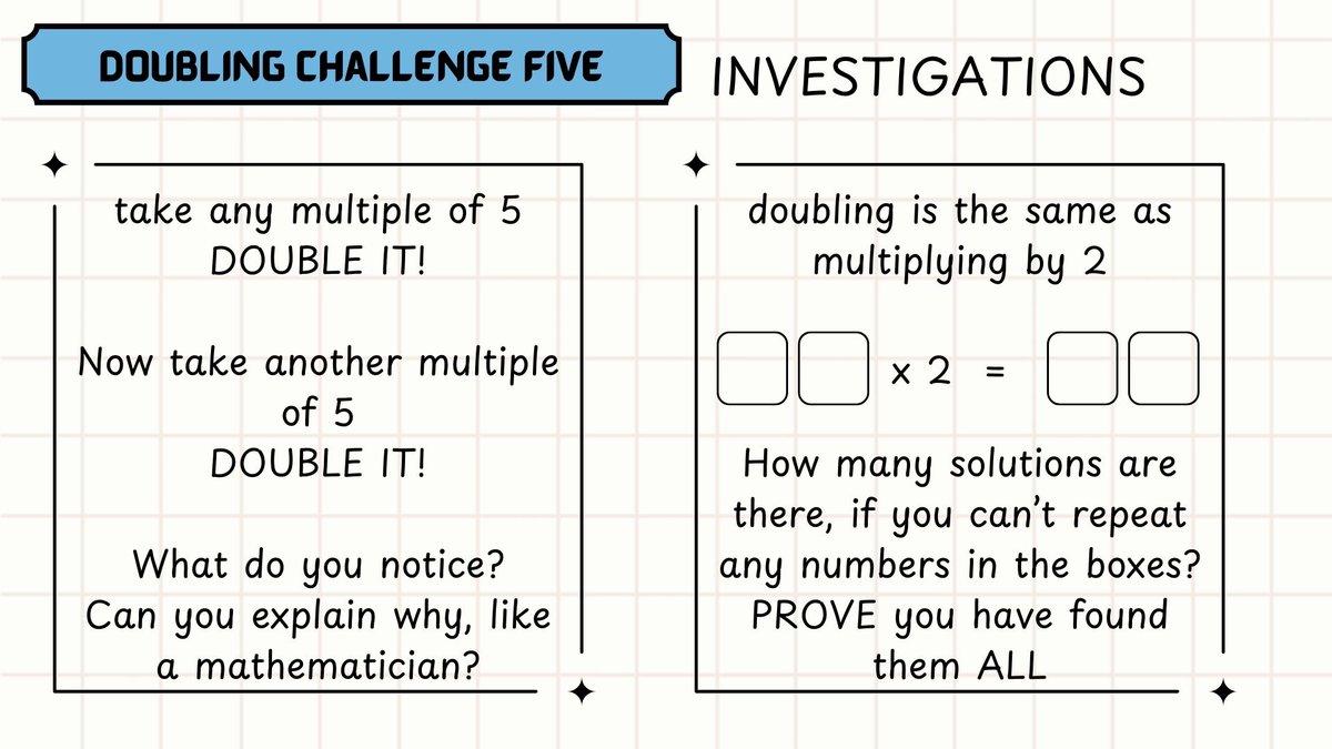 MathsWithMrHill's tweet image. Friday is a double day! (for UK calendars) 👉6.12.24
Celebrate in maths lessons with this slide deck I made! mrhilledu.live/yka
Resources and ideas from EYFS to KS3!
#maths #primarymaths #double #primaryresources