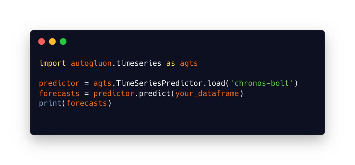 bianchiluca's tweet image. 🚀 AWS Chronos-Bolt: A revolution in time series forecasting.
🌟 Highlights:
✔️ 250x faster zero-shot predictions
✔️ Pretrained models = no extra training
✔️ Real-time insights
Perfect for #retail, #finance, #healthcare!
#AI #ML #Forecasting
aws.amazon.com/it/blogs/machi…