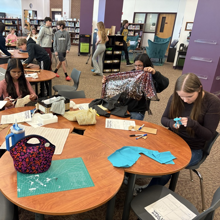 8th grade students created their own research questions and conducted full research. Next, they utilized 
our Maker Space in the Library to create visual representations of their findings!

Way to go Eagles!💥🧠