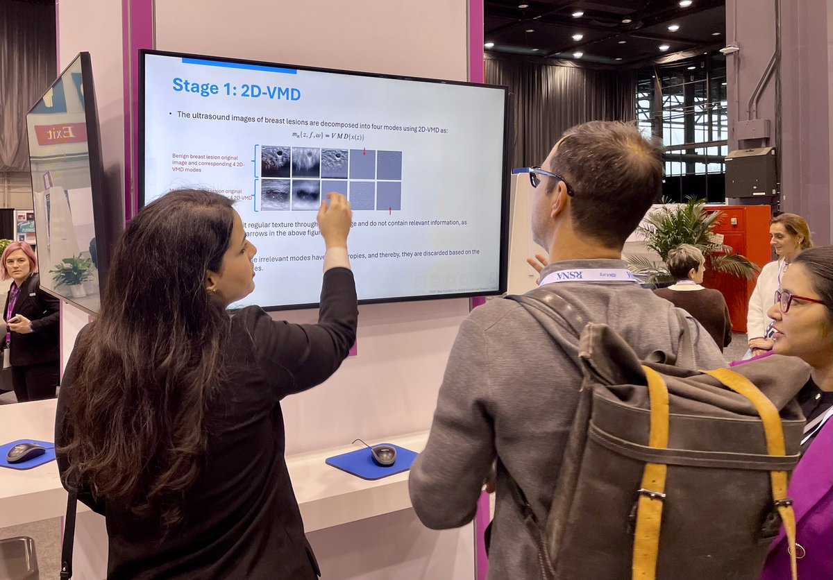 saraaahzzz's tweet image. Wrapping up the 2nd day at #RSNA2024!
Honored to present my work- it wouldn't have been possible without my incredible colleagues and mentors.
Big thanks to @radiology_rsna for this amazing opportunity to showcase our work, connect and grow!