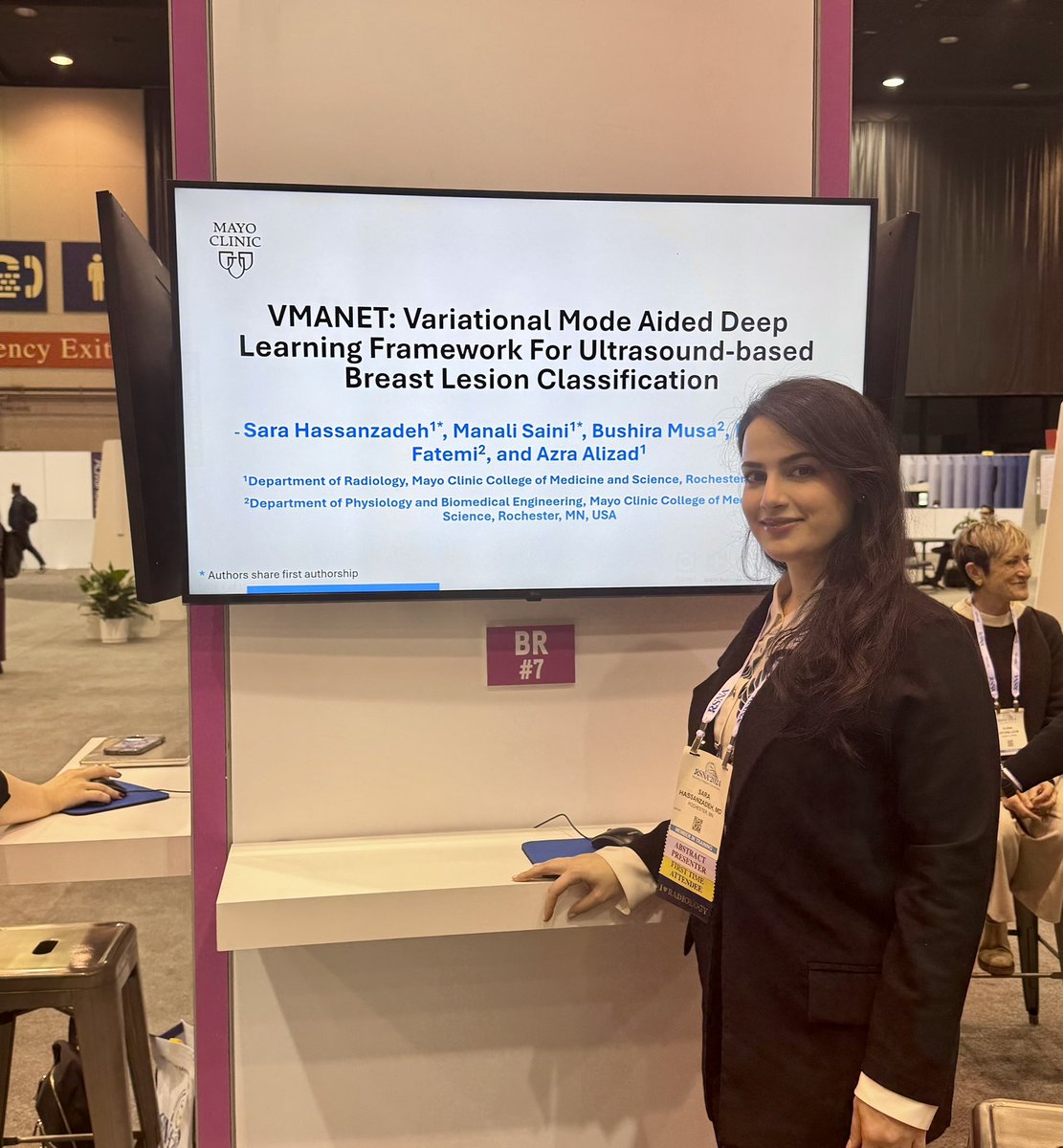 saraaahzzz's tweet image. Wrapping up the 2nd day at #RSNA2024!
Honored to present my work- it wouldn't have been possible without my incredible colleagues and mentors.
Big thanks to @radiology_rsna for this amazing opportunity to showcase our work, connect and grow!