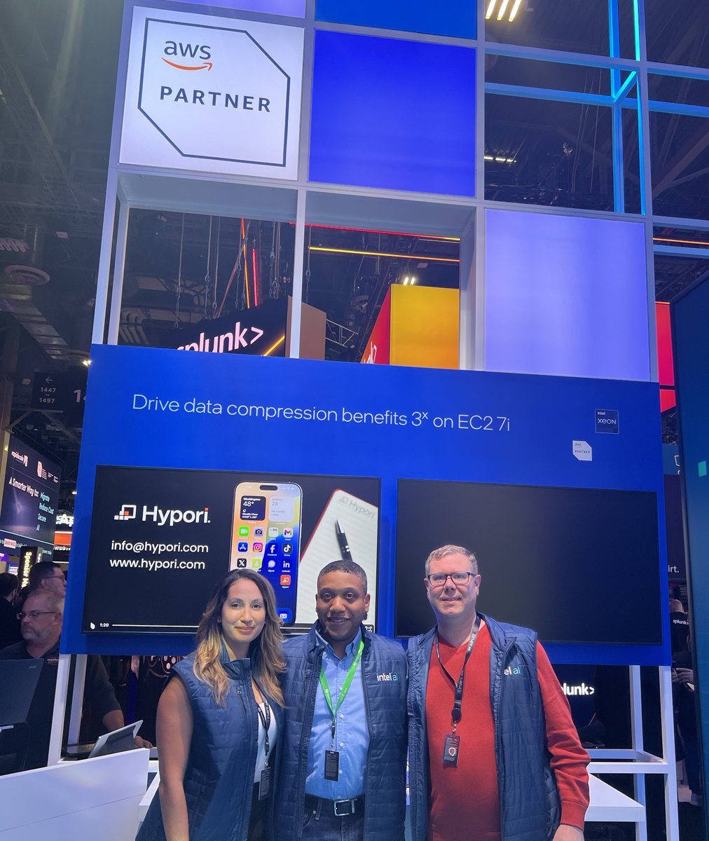Hypori_VM's tweet image. 🎉 It’s Day 1 of #AWSreInvent! 🎉 Stop by the @intel  booth #1144 for demos &amp;amp; swag all week long! Also, don’t miss our panel on Dec 5 at 2 PM. Get ready for an action-packed week! 

#IntelPartner #AWSPartner #SecureMobile #HyporiOnTheMove @awscloud