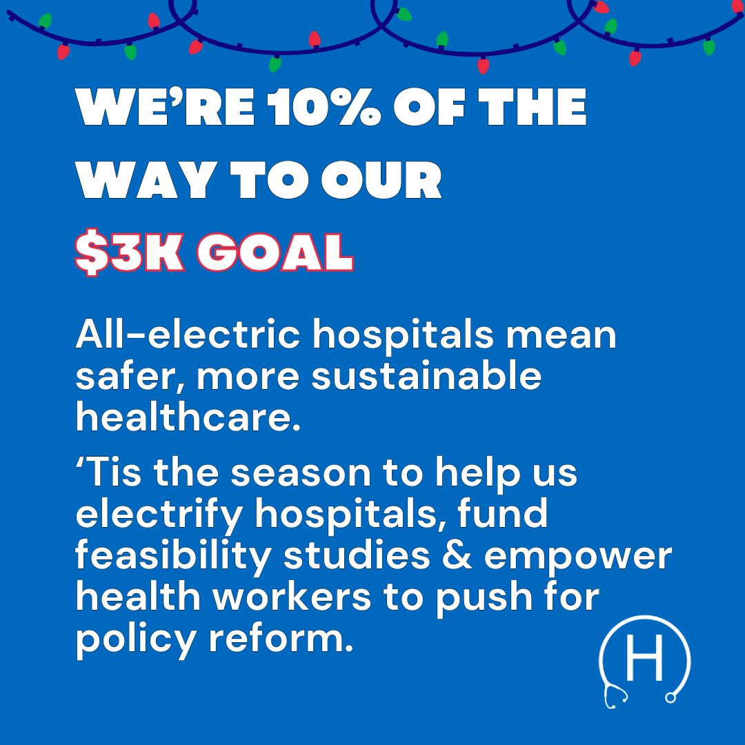 🎁 This holiday season, give the gift of a healthier future

All-electric hospitals mean cleaner air, safer care &amp; climate resilience. We're raising $3K for our All-Electric Hospitals Campaign. 

We're 10% there—help us reach our goal! healthyfutures.net.au/donate