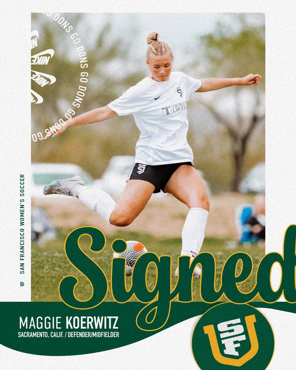 Keeping it in the family 🤝

Welcome to the Hilltop, Maggie!

#USFDons | #WCCsports