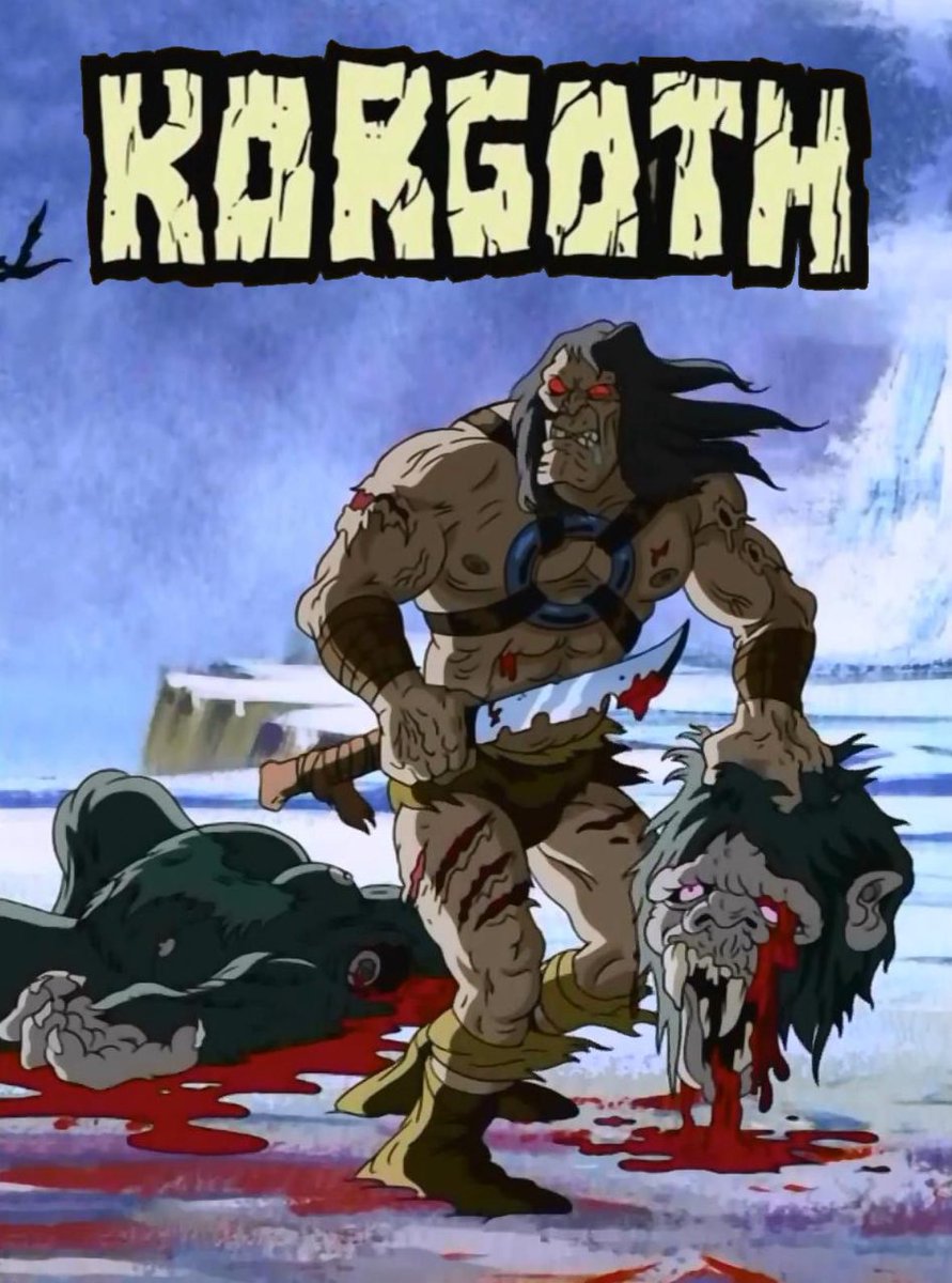 bfredmuggs's tweet photo. KORGOTH (2006) was one of those pilots that was kind of ahead of its time. Created by Aaron Springer and produced at the studio, we had high hopes for a pick up to full series. Genndy (an avid Conan fan) directed. Unfortunately, it wasn’t meant to be. In 2006, it was considered edgy even for Adult Swim.