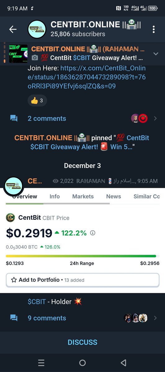 Anthony_sagor11's tweet image. Tg id @Anthony_Sagor

@LamieNFT 
@Liam_Noah1 
@MdArifu27 

0xD6456467cB03a843d7E0bCCf4eBA7295A83bB33a
Thanks for opportunity giveaway LFG 
#CentBit $CBIT @CentBit_Online #Giveaway #Airdrop