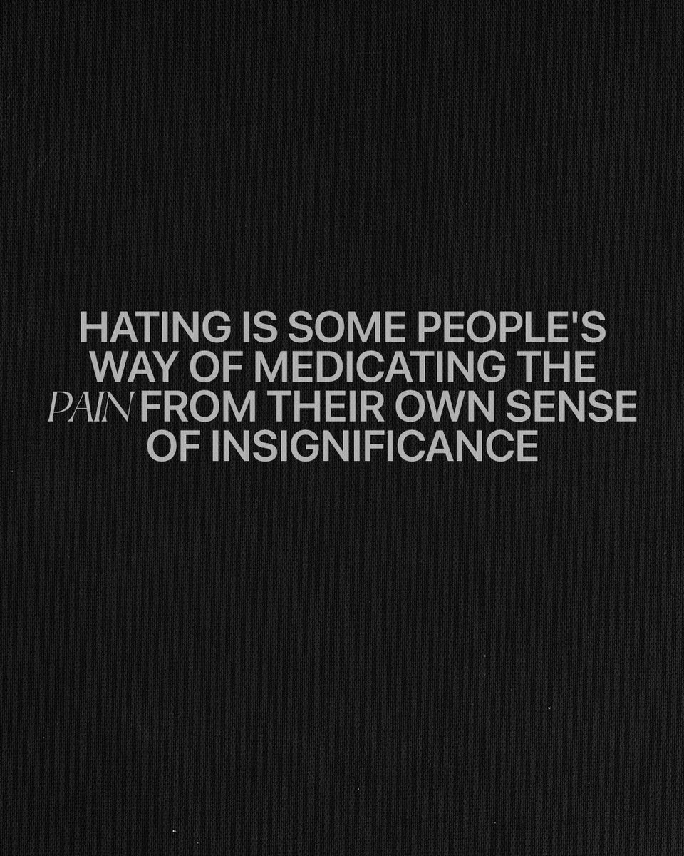 Sometimes, what looks like hate is actually pain in disguise. Don’t take it personally— stay focused on your purpose and choose Grace over Grudge 🙏