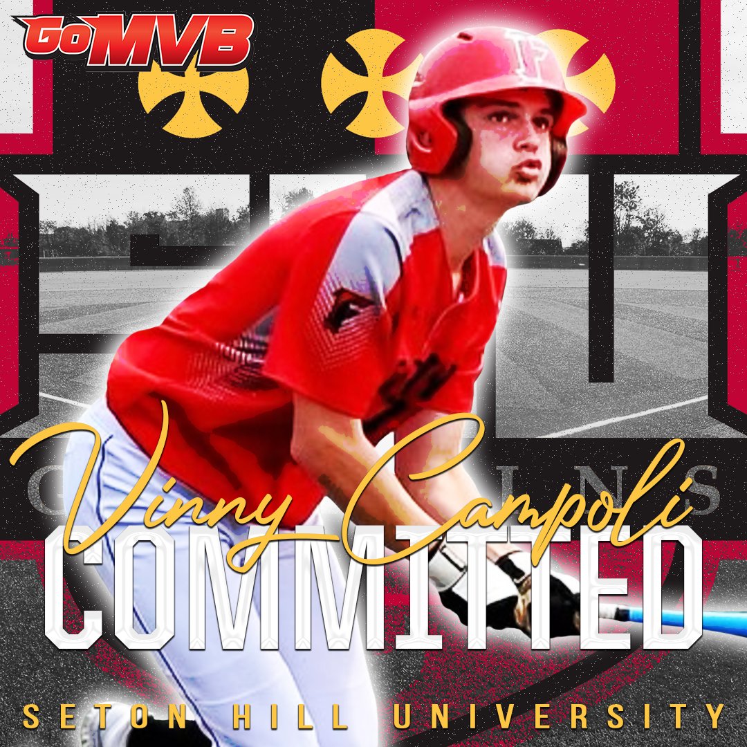 Huge congrats to Vincent Campoli on announcing his commitment to Seton Hill University!
'25 2B/LF/RHP
Fairview HS, PA
More Info: GoMVB.com/vincentcampoli
Follow: <a href="/campoli_vincent/">Vincent Campoli</a>

#gomvb #hsbaseball #multisport #athlete #committed