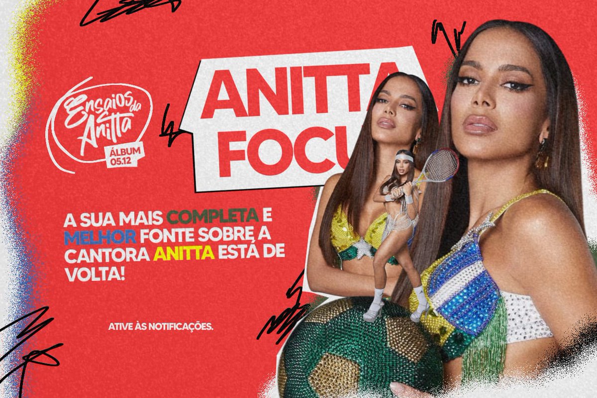 anittafocuss's tweet photo. ★ Bem-vindo ao Anitta Focus! A sua melhor fonte de informações sobre a maior cantora do Brasil, @Anitta.

— Ative as notificações para ficar por dentro de todas as novidades, lançamentos e atualizações em tempo real! https://t.co/omM5LqdY8C