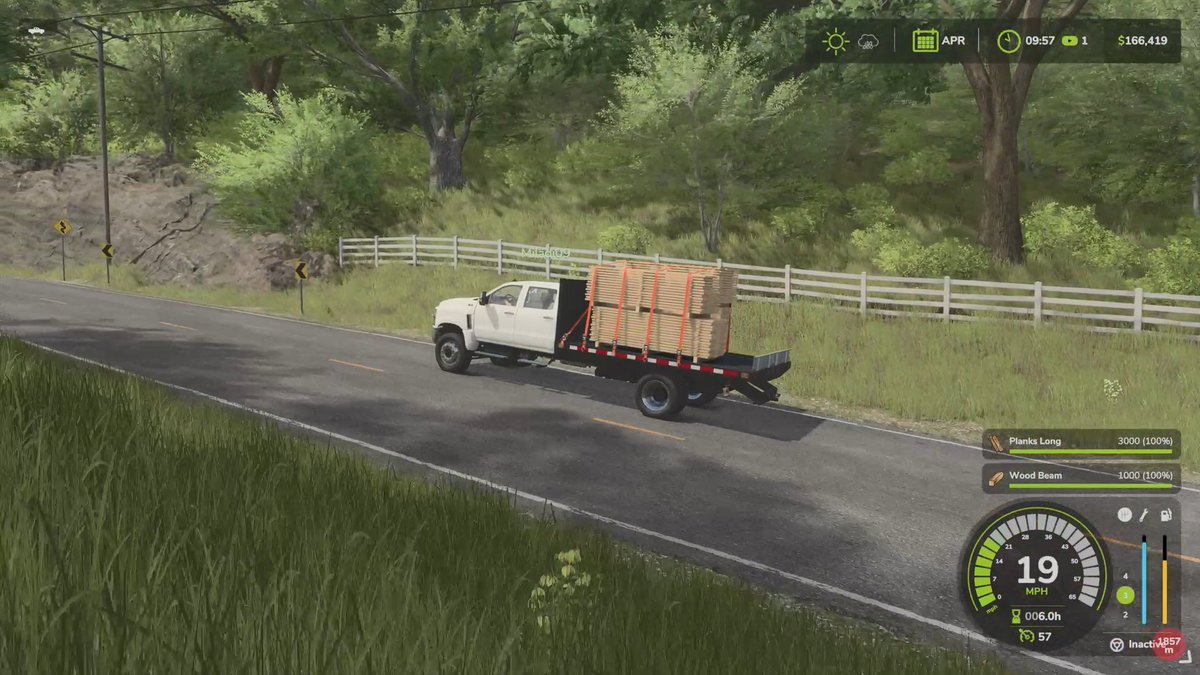 CmdrRuff's tweet image. #Farmingsimulator25 #GiantsSoftware #XboxSeriesX    Planting Sunflowers and selling lots of Greenhouse veggies, Lumber and Furniture with the wife, Video up soon!