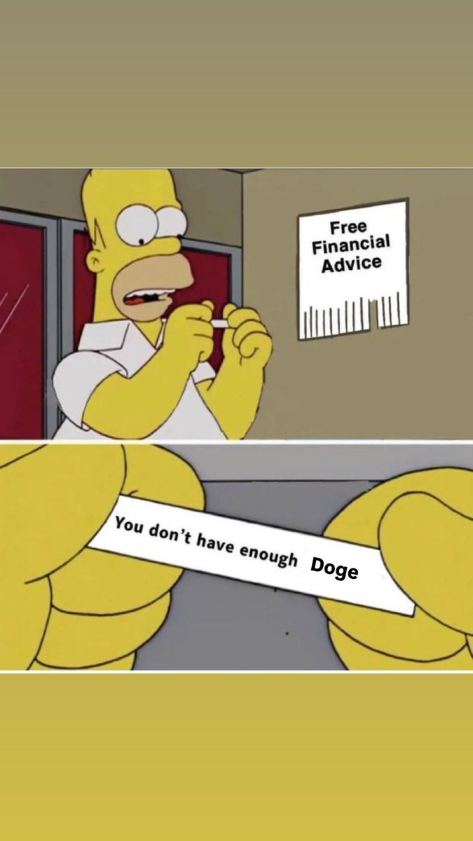 Free financial advice #dogecoin
