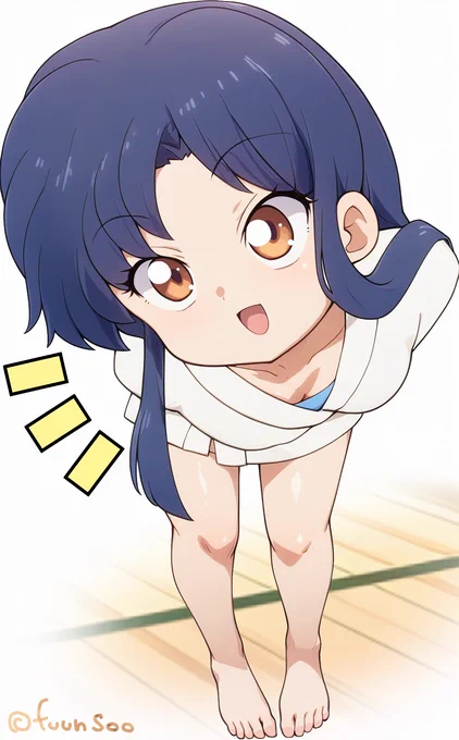 「私あかね、仲良くしようね?」 髪長いあかねちゃんでも髪長いキャラすごい描きずらいのよね==; #らんまアニメ #らんま #天道あかね #あかね