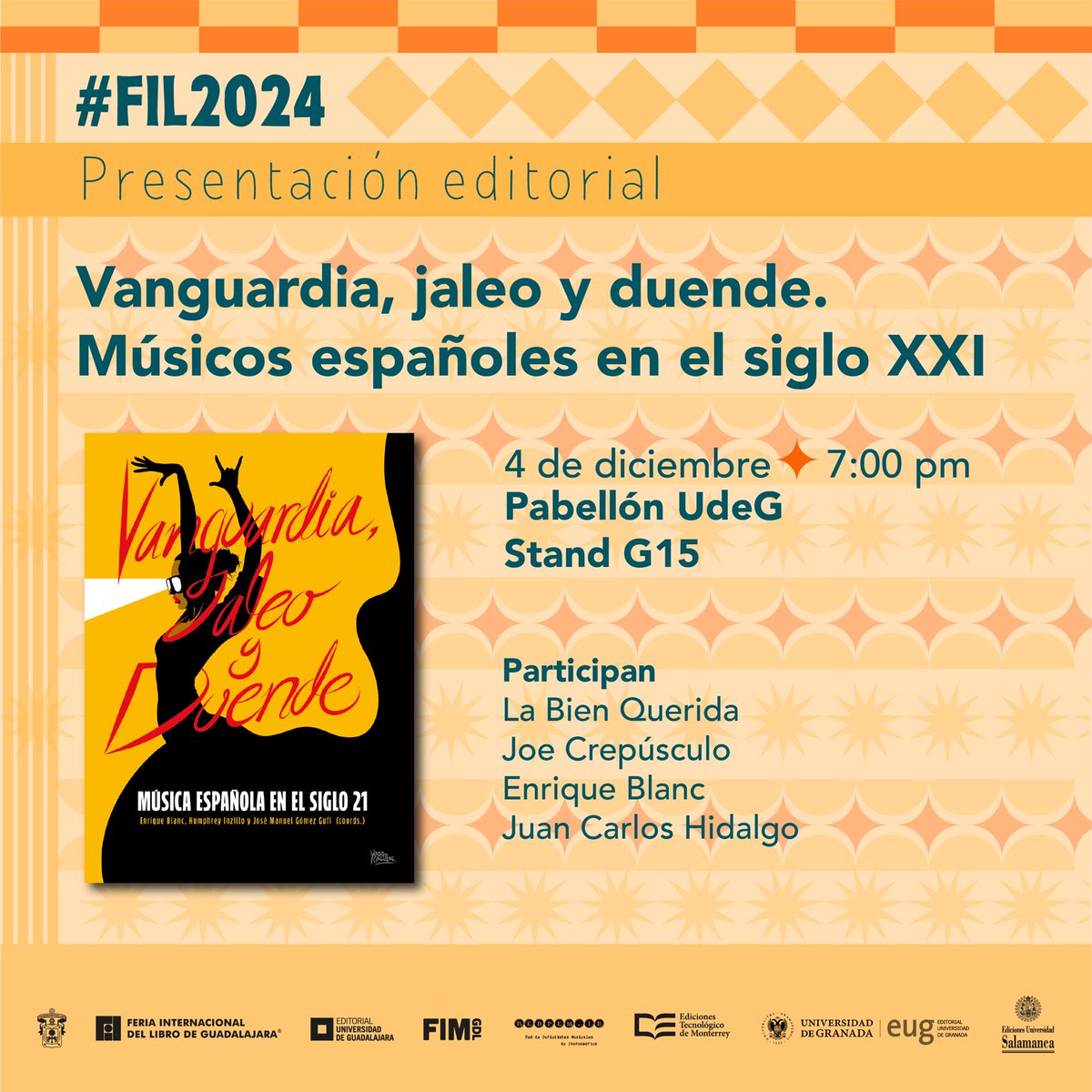 editorialUDG's tweet photo. #FIL2024 

Un libro que celebra al invitado de honor de este año en la @FILGuadalajara 🎼 https://t.co/gcfIOHA3yz