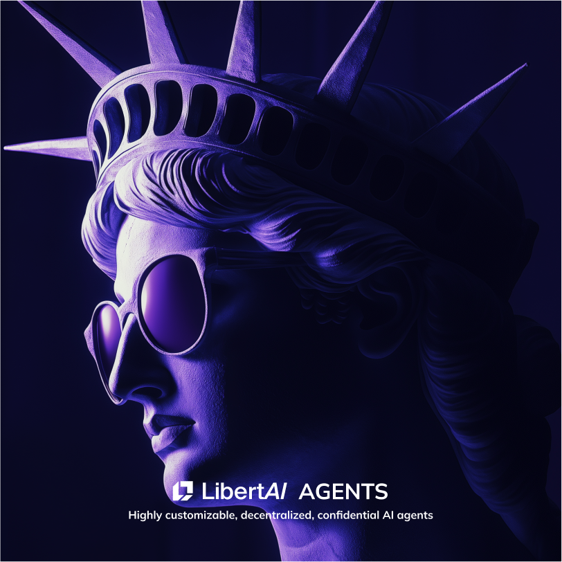Libertai_DAI's tweet photo. Get access to LibertAI #agents API private beta.
Whether you're a $LTAI token holder, a developer building the next-generation apps powered by #LibertAI platform or you're simply interested in try our confidential AI agents on #Base and #Solana
Join the fun. ๐
https://t.co/wNtlBxNrHi