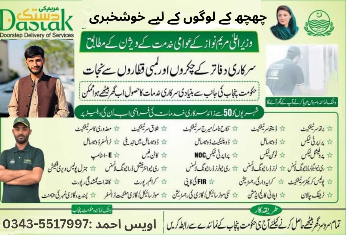 مریم نواز صاحبہ آپ کے کام بولتے ہیں
