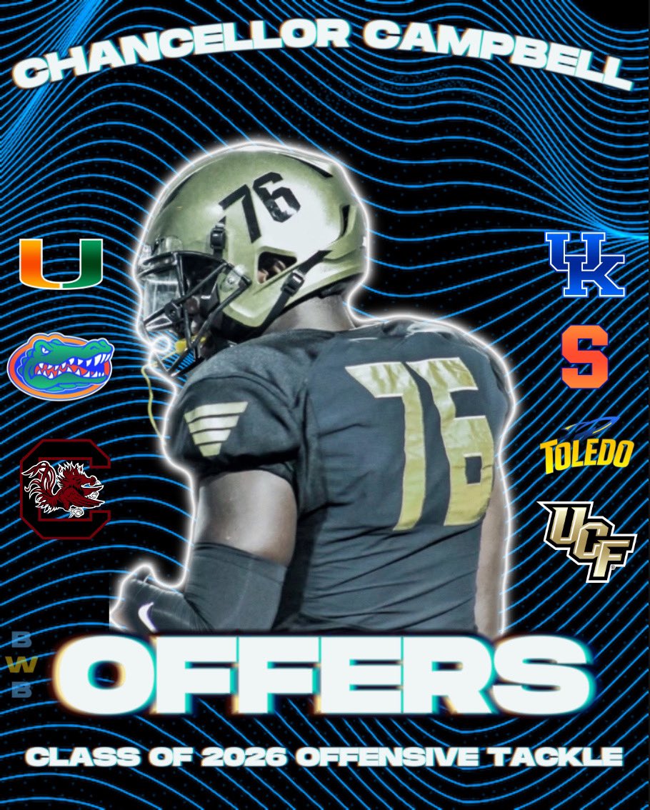Chancellor Campbell (@chancellorcamp) on Twitter photo First 7โผ๏ธโผ๏ธ
Many More to Come๐ฏ
@54blessings_ <a href="/BigPlayRay50/">Raymond McNeil</a> <a href="/Lakewoodhsfb/">Lakewood Spartans Football</a> <a href="/RivalsFriedman/">Adam Friedman</a> <a href="/adamgorney/">Adam Gorney</a> <a href="/Rivals/">Rivals</a> <a href="/On3Recruits/">On3 Recruits</a> <a href="/247recruiting/">247Sports Recruiting</a> <a href="/LHSCoachMoore/">Cory Moore</a> <a href="/JohnGarcia_Jr/">John Garcia, Jr.</a> <a href="/247Sports/">247Sports</a> <a href="/BallinwithBrad2/">BallinwithBrad</a> First 7โผ๏ธโผ๏ธ
Many More to Come๐ฏ
@54blessings_ <a href="/BigPlayRay50/">Raymond McNeil</a> <a href="/Lakewoodhsfb/">Lakewood Spartans Football</a> <a href="/RivalsFriedman/">Adam Friedman</a> <a href="/adamgorney/">Adam Gorney</a> <a href="/Rivals/">Rivals</a> <a href="/On3Recruits/">On3 Recruits</a> <a href="/247recruiting/">247Sports Recruiting</a> <a href="/LHSCoachMoore/">Cory Moore</a> <a href="/JohnGarcia_Jr/">John Garcia, Jr.</a> <a href="/247Sports/">247Sports</a> <a href="/BallinwithBrad2/">BallinwithBrad</a>