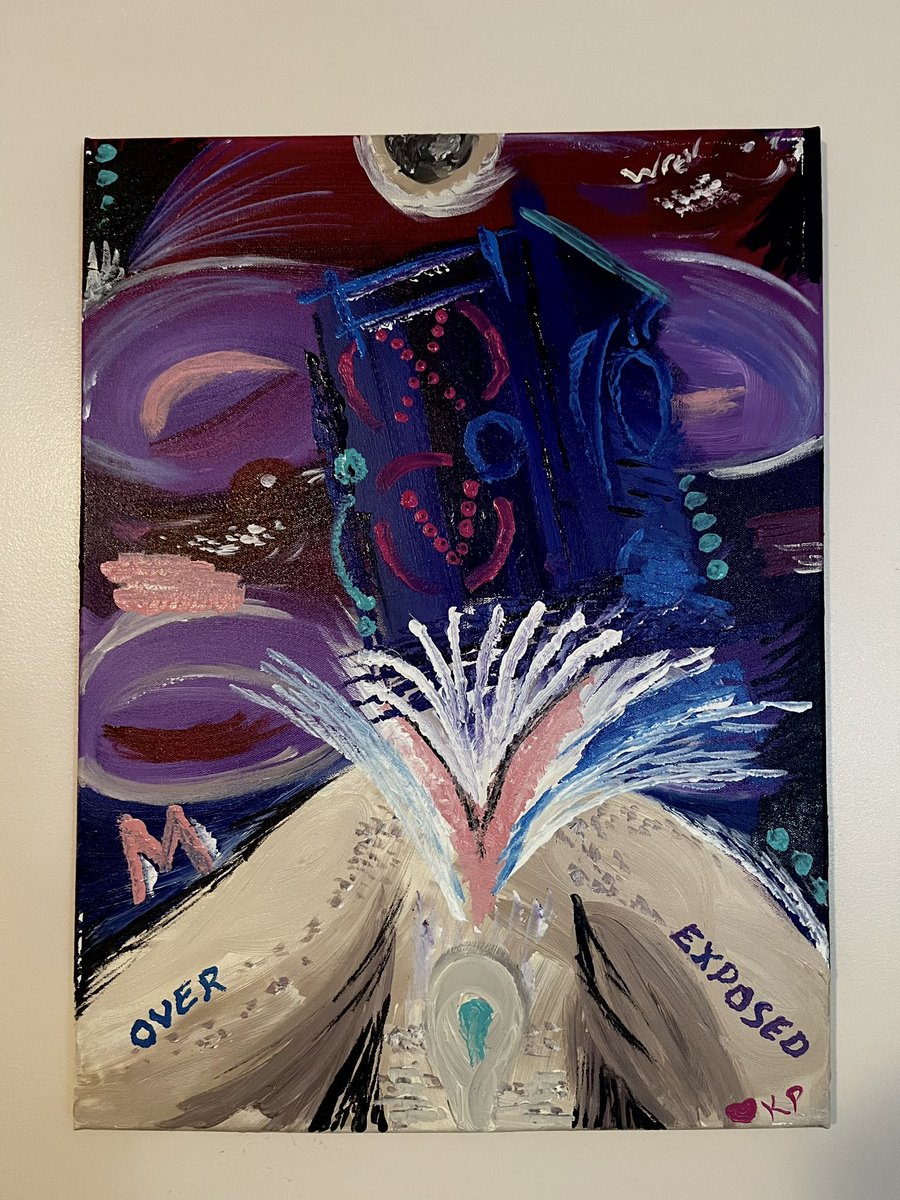 MONDAY THROWBACK 🎨

My first art contest I entered and I won!! You had to create a piece of art that mimicked <a href="/WrenEllis1/">Wren Ellis</a> style. 

Thank you <a href="/Over___Exposed/">Over Exposed</a> for that experience! I proudly display this beauty still over 2.5 years later 🔥🔥🔥