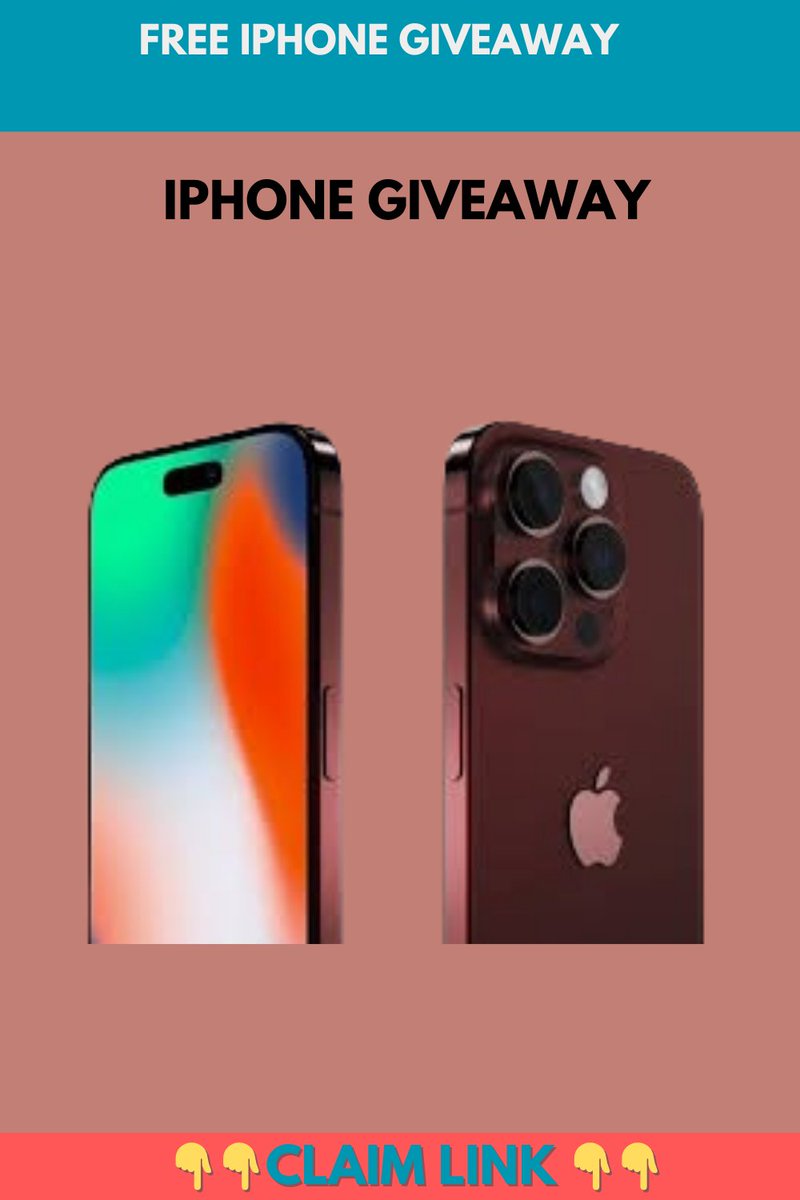 Free iPhone Giveaway Contest
👇👇Claim link 👇👇
rewardszones.com/iphone/2f8f74d
🎉 iPhone 16 Pro Max Giveaway
#iPhone15ProMax #Giveaway #WinAniPhone #FreeiPhone #Contest #iPhone15 #TechGiveaway #DontMissOut #EnterToWin #Freebie