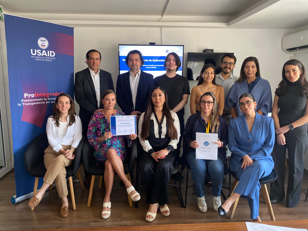 Jesús Ibarra (@jesusibarra0) on Twitter photo Desde el “Laboratorio Anticorrupción y ProIntegridad” (PAP) del @iteso, agradecemos a <a href="/acerosmurillo/">Aceros Murillo</a> por apoyar a los estudiantes en desarrollar un “Modelo de Gestión de Riesgos y Cumplimiento Normativo”. Especial agradecimiento a <a href="/ProSociedad/">ProSociedad</a>, <a href="/DexisConsulting/">Dexis</a>, <a href="/RicardoPrezRom6/">Ricardo Pérez Romo</a> Desde el “Laboratorio Anticorrupción y ProIntegridad” (PAP) del @iteso, agradecemos a <a href="/acerosmurillo/">Aceros Murillo</a> por apoyar a los estudiantes en desarrollar un “Modelo de Gestión de Riesgos y Cumplimiento Normativo”. Especial agradecimiento a <a href="/ProSociedad/">ProSociedad</a>, <a href="/DexisConsulting/">Dexis</a>, <a href="/RicardoPrezRom6/">Ricardo Pérez Romo</a>