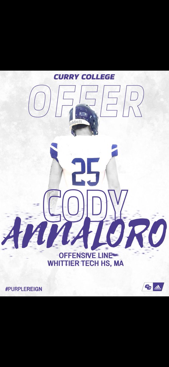 Cody Annaloro (@cody_a1234) on Twitter photo Blessed to receive an offer from <a href="/CurryFootball/">CurryFootball</a> <a href="/Pippin_McKinley/">McKinley Pippin</a> <a href="/CoachTParsons/">ππ¨ππ πππ«π¬π¨π§π¬</a> <a href="/R_Ehrets/">Ryan Ehrets</a> <a href="/PactPerformance/">Pact Performance</a> Blessed to receive an offer from <a href="/CurryFootball/">CurryFootball</a> <a href="/Pippin_McKinley/">McKinley Pippin</a> <a href="/CoachTParsons/">ππ¨ππ πππ«π¬π¨π§π¬</a> <a href="/R_Ehrets/">Ryan Ehrets</a> <a href="/PactPerformance/">Pact Performance</a>