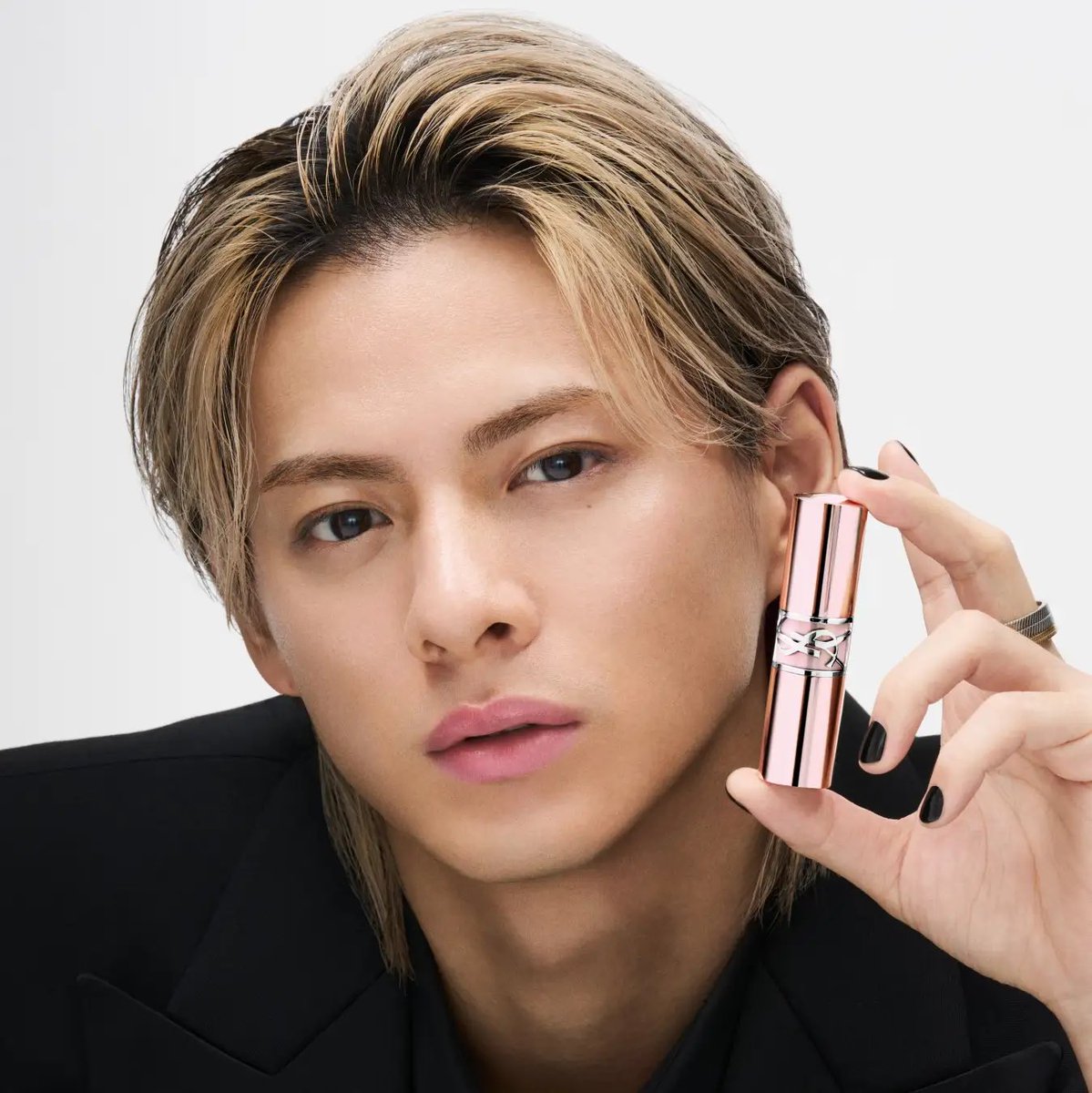 YSL BEAUTYアジア アンバサダー 平野紫耀さんの新ルックが公開✨ 1.2枚