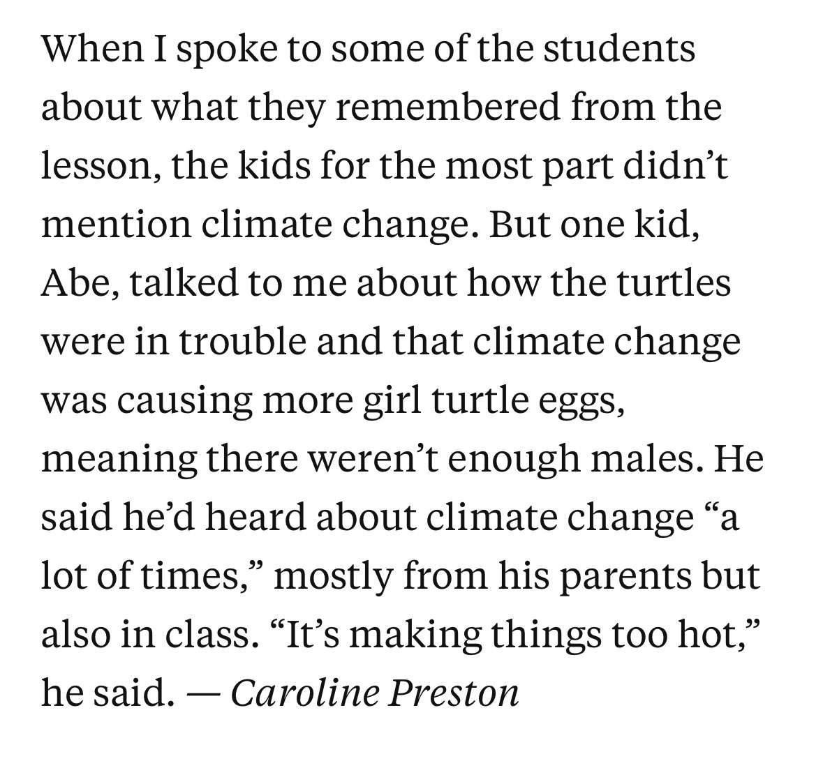 Francesca Ernst (@francescaernst) on Twitter photo Now accepting interview requests for family spokesperson on climate, Abe.
**Also shout out our early learning program <a href="/2SmallToFail/">Too Small to Fail</a> for equipping me to talk about a changing climate with my children!**
<a href="/hechingerreport/">The Hechinger Report</a>
hechingerreport.org/why-is-the-sky… Now accepting interview requests for family spokesperson on climate, Abe.
**Also shout out our early learning program <a href="/2SmallToFail/">Too Small to Fail</a> for equipping me to talk about a changing climate with my children!**
<a href="/hechingerreport/">The Hechinger Report</a>
hechingerreport.org/why-is-the-sky…