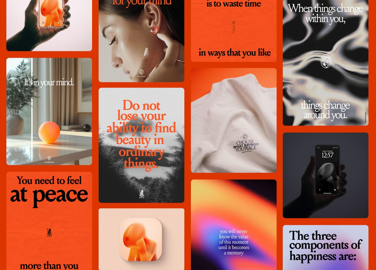 DevinLewtan's tweet image. Orange is the new Blue (in tech) — A thread 🍊
1. mymind (@mymind)
