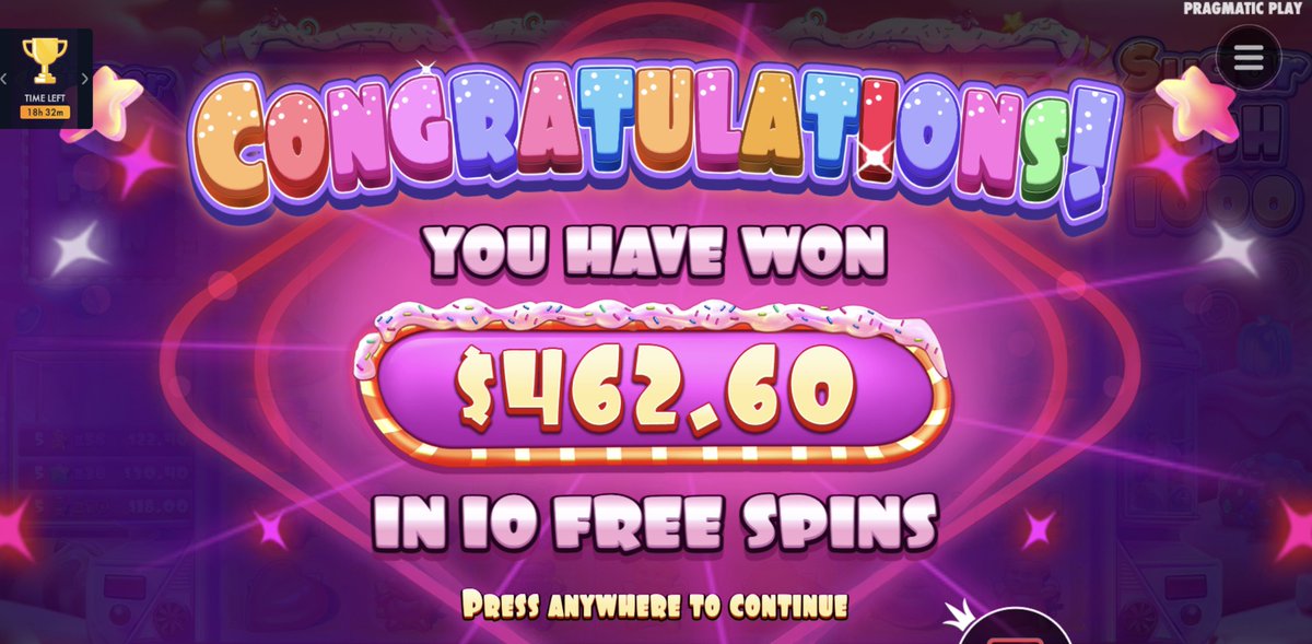 What animation triggers free spins on the game Sugar Rush 1000? 🍬

Leave your answer below &amp; we'll randomly select 5 correct answers to win a 1 in 5 share of the winnings pictured 🤑 

*KYC Lvl 2 verified Stake.com users only ✅