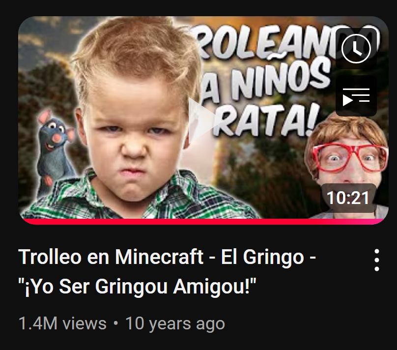 Hace 10 años subi mi primer video a el canal DED...

10 PUTOS AÑOS!!

Gracias por todo!

(ojo que este no fue mi primer video en yt)