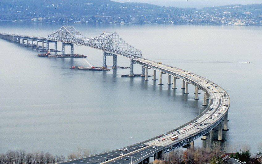 toastingnyc's tweet image. Modern-day marvel! This day in #TransitHistory, 1955: The Tappan Zee Bridge opened.