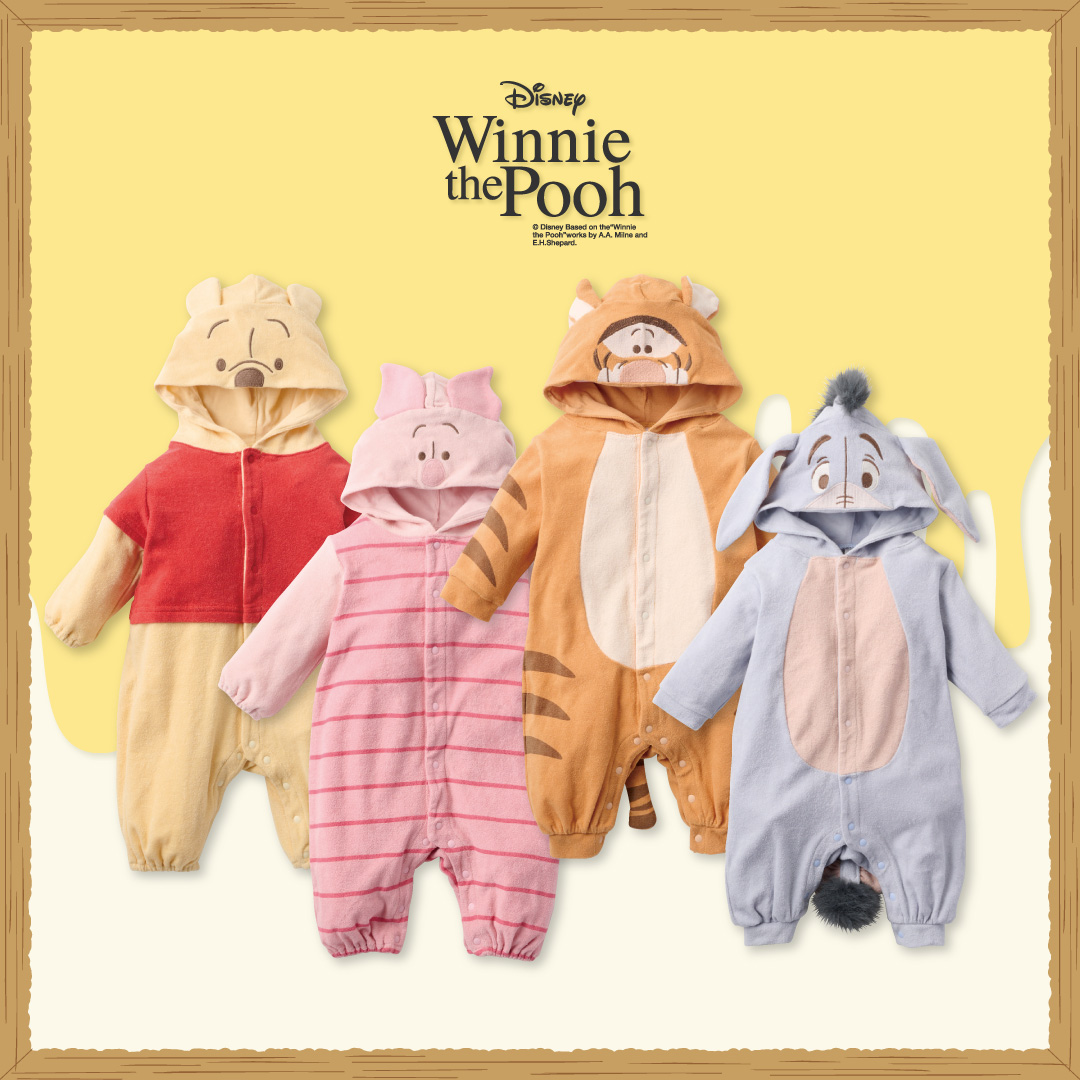 くまのプーさん ベビー向けアイテム登場🍯 森の仲間たちも大集合