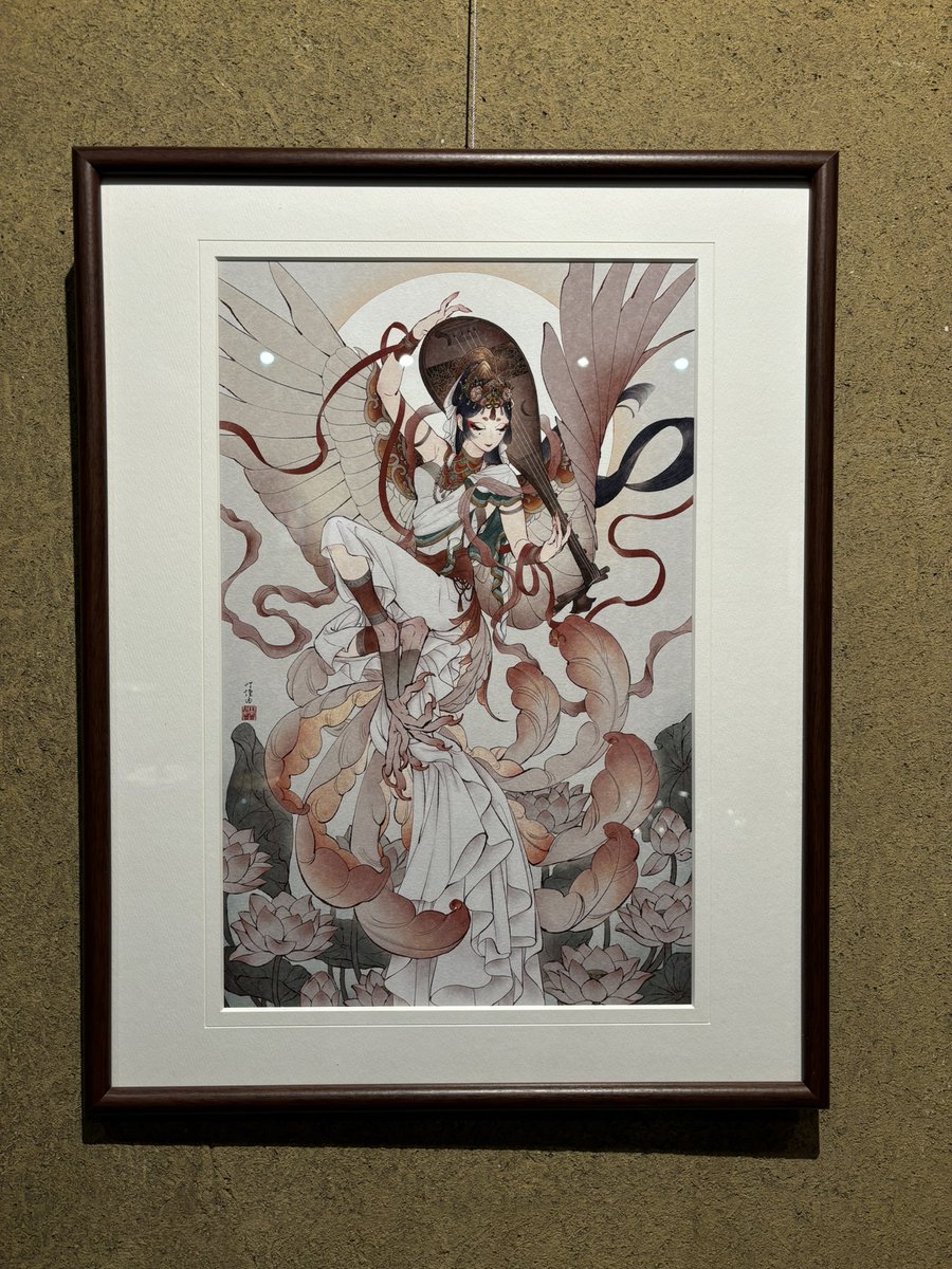 🪷縁結び展
ご売約作品⑥

作家名：叮煙由
<a href="/T_U_qqgq/">叮煙由</a>

title：迦陵嚬伽 −極楽図−