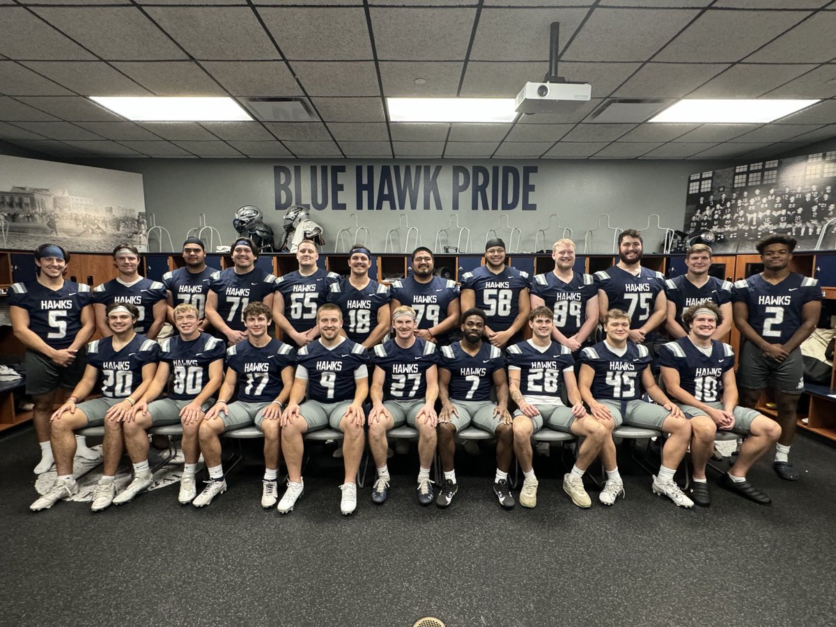 Thanks to our incredible seniors! Forever Blue Hawks.